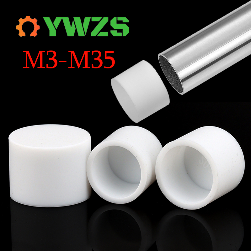 ม3-ม35 ฝาครอบขาเท้าเฟอร์นิเจอร์สีขาวด้านบนแบน-เท้ายางกันลื่น,ถุงเท้าป้องกันซิลิโคนและแผ่นสักหลาดสําหรับขาเก้าอี้โต๊ะ,รอบภายนอกปลายชั้นป