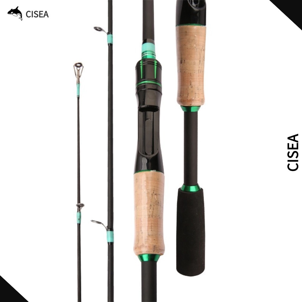 CISEA F370 เบ็ดตกปลา คันชิงหลิว รอกหยดน้ํา คันเบ็ด คัน ul คันเบส คันสไลด์ ตกปลา