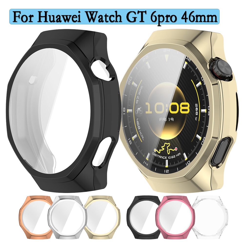 กรณีTPUสําหรับHuaweiนาฬิกาGT 6proนาฬิกานุ่มและทนทานป้องกันหน้าจอสําหรับHuaweiนาฬิกาGT 6pro 46 มม.
