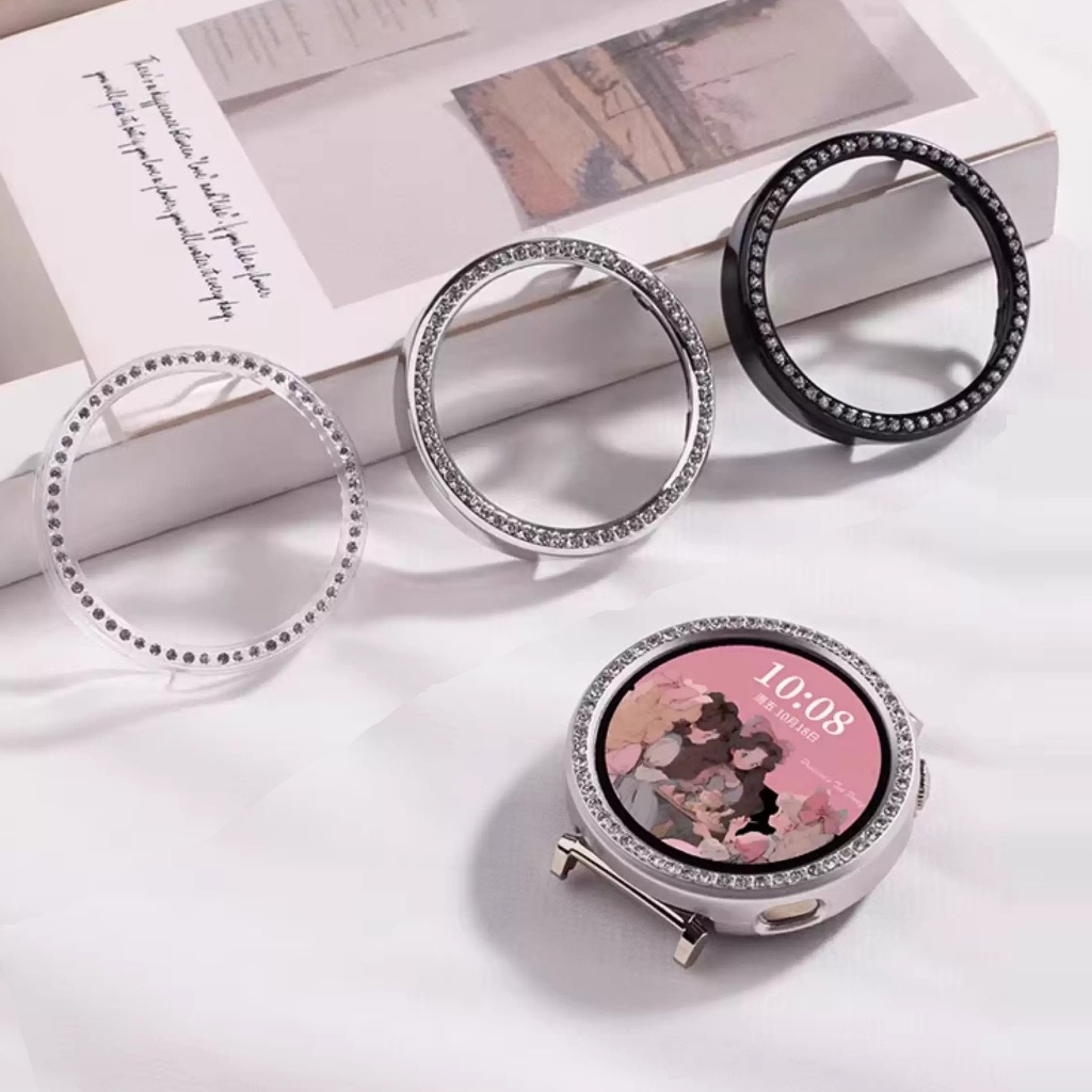 เพชรสําหรับ เคส Huawei Watch GT 6 Case 41mm Plastic Huawei GT6 เคส Hard Huawei GT5 เคส Huawei gt4 Fr