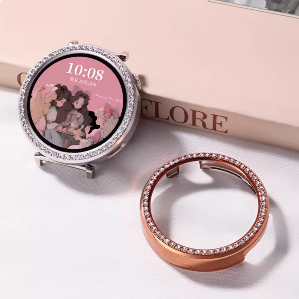 Bling Diamond Case for เคส Huawei Watch GT 6 Case 41mm Plastic Huawei GT6 เคส Hard Huawei GT5 เคส Hu