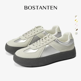 BOSTANTEN รองเท้าผ้าใบ GAT สไตล์เกาหลีวินเทจ ระบายอากาศดีไม่อับชื้น พื้นนุ่ม เดินทั้งวันไม่เมื่อย ใส่สบาย
