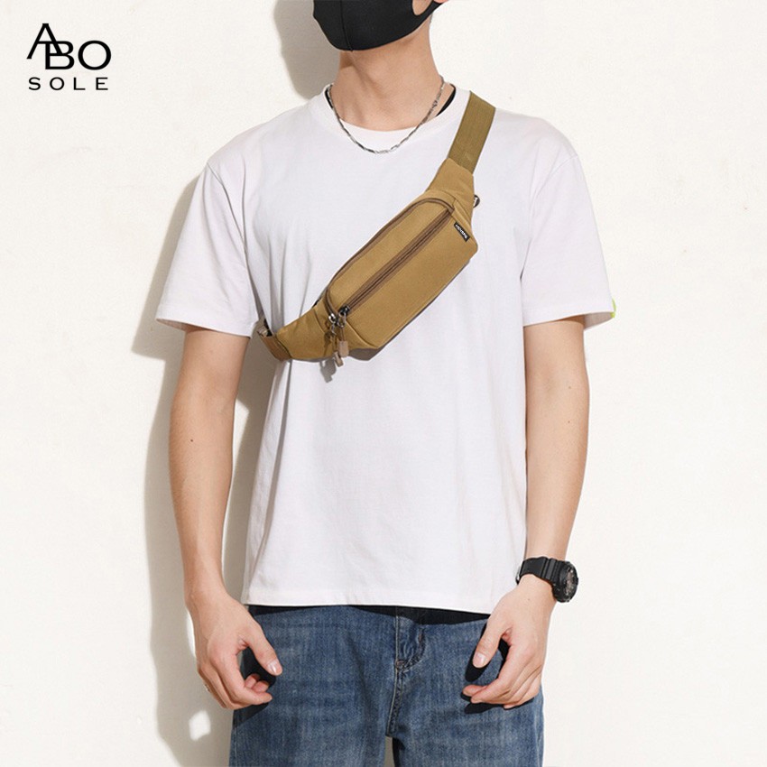 Absolute Sports Waist Pack  Chest Pack Shoulder Bag Waterproof Oxford Cloth Running Bag Portable Gym