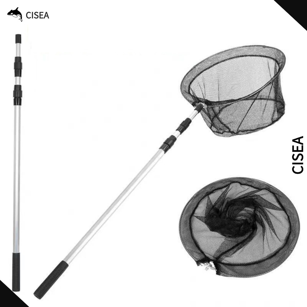 CISEA F410 อลูมิเนียมอัลลอยด์ พับได้ง่ายสำหรับตกปลา มาพร้อมไฟLED และกระเป๋าเก็บอุปกรณ์ครบครัน