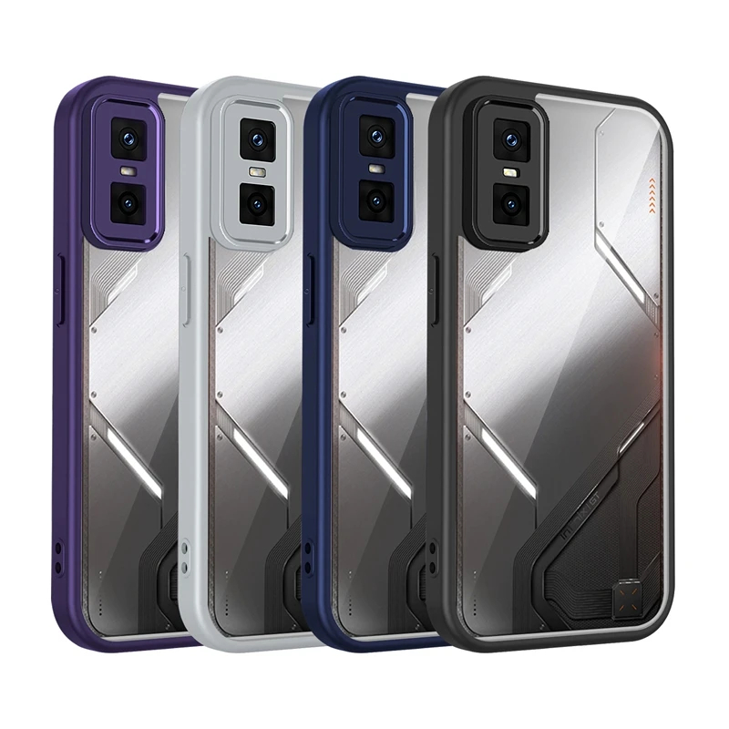 สีคาราเมลซิลิโคนโปร่งใสกรณี Infinix GT 30 Pro GT 20 Pro 5G ปลอก TPU กันชนกันกระแทกเคสโทรศัพท์ใสฝาครอบ