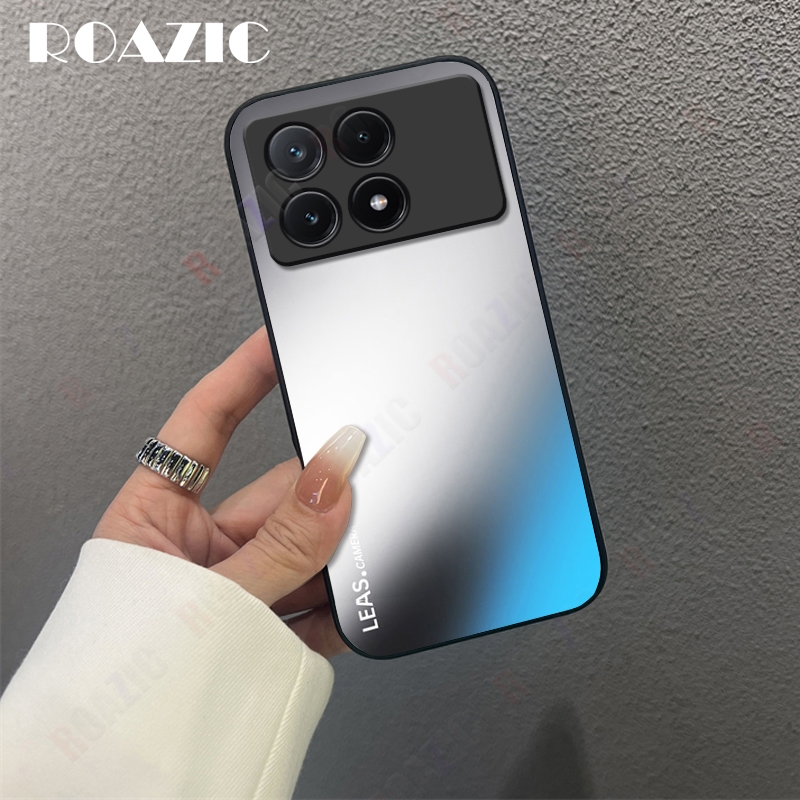 AG Matte Case สําหรับ Redmi K70 K70 Pro K80 Pro K80 K70E ความงามกันกระแทกพร้อมเลนส์ป้องกัน Frosted P
