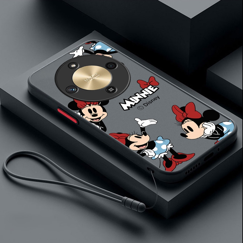 Honor X9d 5G HONOR X9d Frosted Plastic Mobile Case Minnie Disney Phone Cover Matte Casing