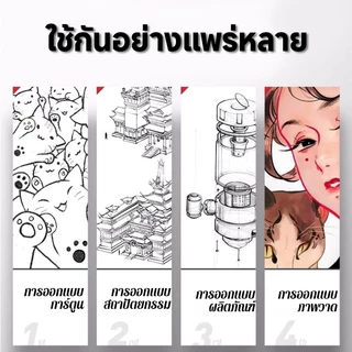 BC ปากกาตัดเส้น พิกม่า ของแท้ 100%กันน้ำ ปากกาเขียนแบบ หัวเข็ม พิกม่า หัวพู่กัน ซากุระ