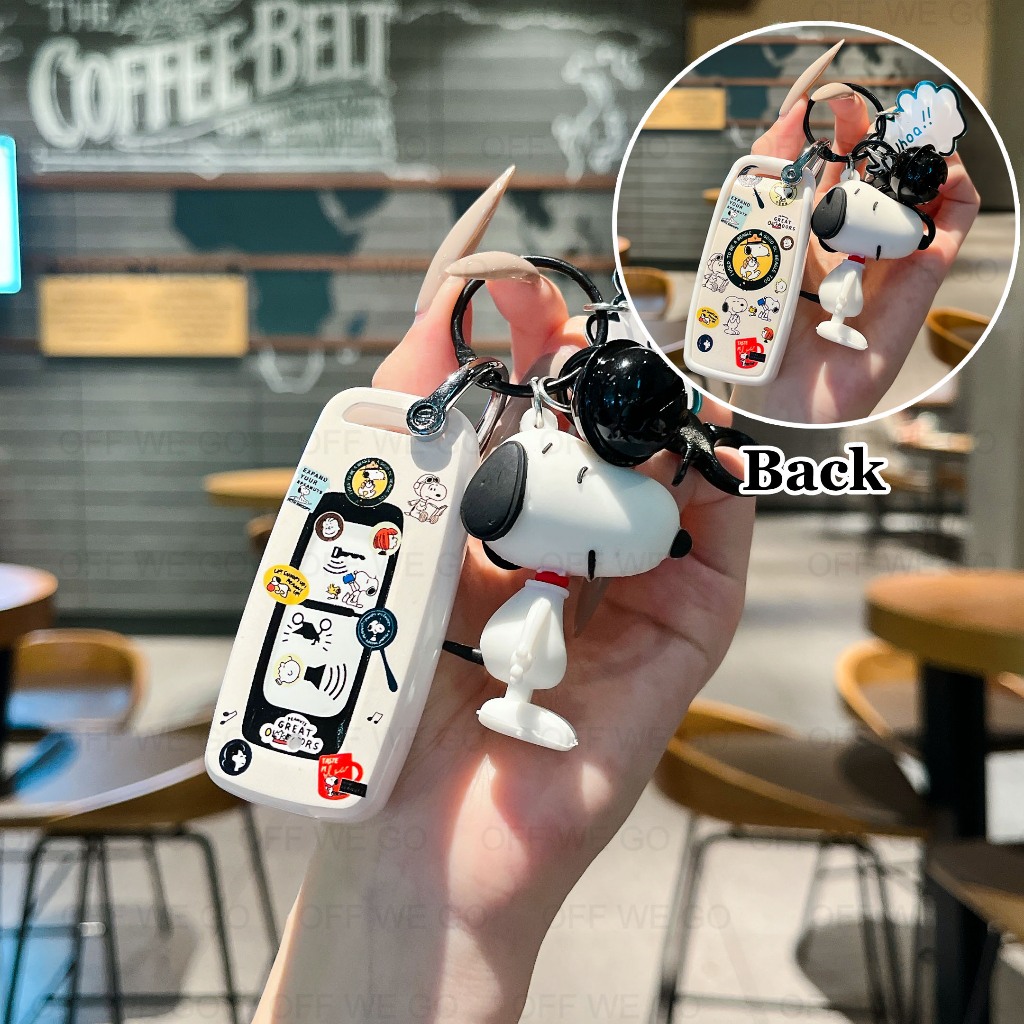 Honda รถจักรยานยนต์สําหรับ PCX150 PCX160 ADV350 Forza350 Click160 Vario Scoopy Vision SH150i Giorno Key Fob ป้องกัน