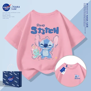 [จัดส่งในวันเดียวกัน] นาซ่า เสื้อยืดผ้าฝ้ายแท้ สไตล์น่ารัก ระบายอากาศและดูดซับเหงื่อดี เหมาะสำหรับทั้งชายและหญิง