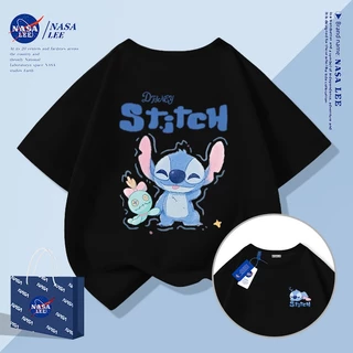 [จัดส่งในวันเดียวกัน] นาซ่า เสื้อยืดผ้าฝ้ายแท้ สไตล์น่ารัก ระบายอากาศและดูดซับเหงื่อดี เหมาะสำหรับทั้งชายและหญิง