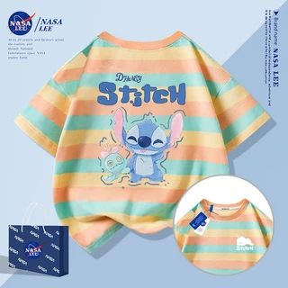 [จัดส่งในวันเดียวกัน] นาซ่า เสื้อยืดผ้าฝ้ายแท้ สไตล์น่ารัก ระบายอากาศและดูดซับเหงื่อดี เหมาะสำหรับทั้งชายและหญิง