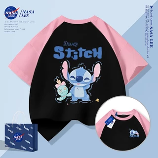 [จัดส่งในวันเดียวกัน] นาซ่า เสื้อยืดผ้าฝ้ายแท้ สไตล์น่ารัก ระบายอากาศและดูดซับเหงื่อดี เหมาะสำหรับทั้งชายและหญิง