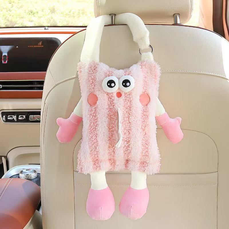 [กรุงเทพฯ จัดส่ง] ส่งจากกรุงเทพฯ honda toyota BYD การ์ตูนมอนสเตอร์รถที่นั่งกล่องกระดาษทิชชูแขวนกล่องกระดาษทิชชูรถถุงกระดาษทิชชูอุปกรณ์ตกแต่งภายในรถยนต์ กล่องใส่ทิชชู่ ที่ใส่ทิชชู่ในรถยนต์ ลายการ์ตูน กล่องทิชชู่ตุ๊กตา น่ารัก ติดตั้งง่าย สําหรับแขวนเบาะหลัง