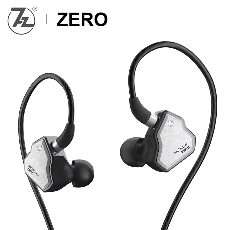7Hz Salnotes Zero HiFi 10 มม.แบบไดนามิกหูฟังชนิดใส่ในหู IEM โลหะคอมโพสิตไดอะแฟรม N52 แม่เหล็ก Timele