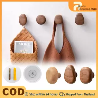 นอร์ดิกสร้างสรรค์ตะขอไม้เนื้อแข็ง, อเนกประสงค์ติดผนังตะขอเสื้อและลูกบิดสําหรับทางเข้า, ห้องนอน & ห้องน้ํา