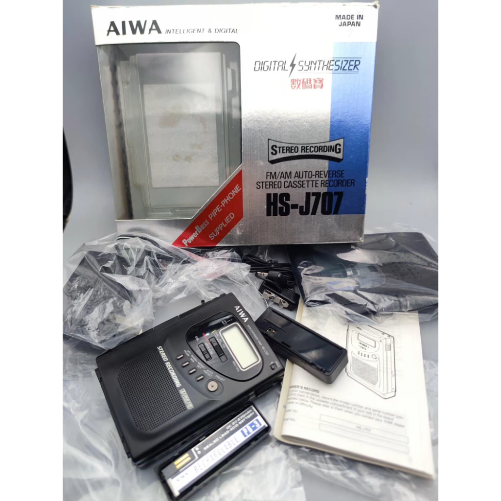 เครื่องเล่นเทปคาสเซ็ต AIWA J707 - รุ่นท็อป ครบชุด สภาพพรีเมียม