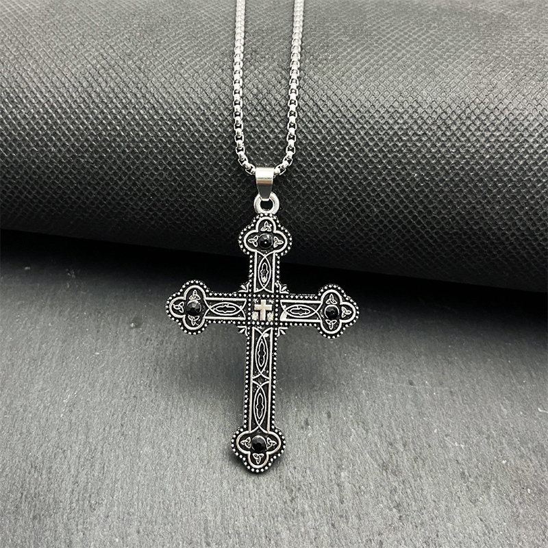 สร้อยคออันทรงไวกิ้ง สไตล์บารอก จากเหล็กไทเทเนียมและสแตนเลส - รูปที่ 4