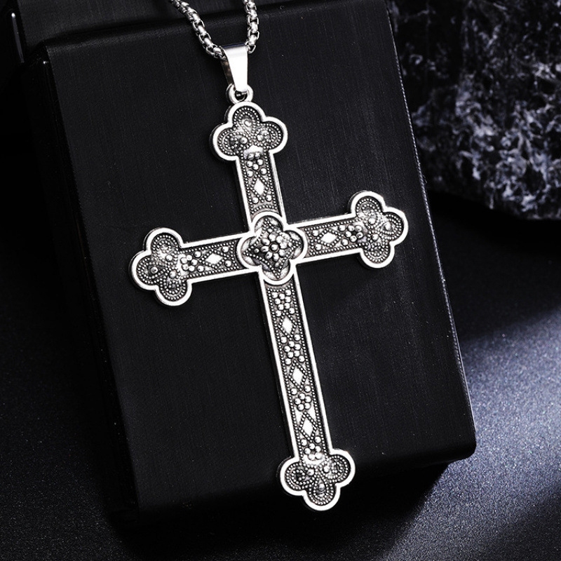 สร้อยคออันทรงไวกิ้ง สไตล์บารอก จากเหล็กไทเทเนียมและสแตนเลส - รูปที่ 6