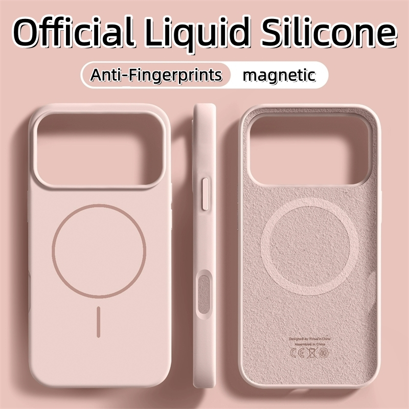 ใหม่อย่างเป็นทางการสีส้มซิลิโคนเหลวแม่เหล็กเคสโทรศัพท์สําหรับiPhone 17 16 15 14 13 12 Pro MaxกรณีกันกระแทกปลอกiPhone 17 Air 16 15 14 plus Anti-Fingerprintsปกหลัง ราคา ถูกที่สุด ดีลบีเคเค แกลเลอรีภาพที่ 2