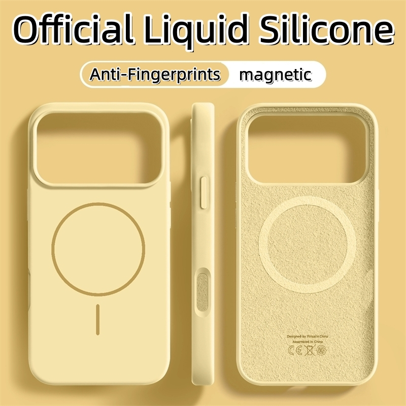 ใหม่อย่างเป็นทางการสีส้มซิลิโคนเหลวแม่เหล็กเคสโทรศัพท์สําหรับiPhone 17 16 15 14 13 12 Pro MaxกรณีกันกระแทกปลอกiPhone 17 Air 16 15 14 plus Anti-Fingerprintsปกหลัง ราคา ถูกที่สุด ดีลบีเคเค แกลเลอรีภาพที่ 3
