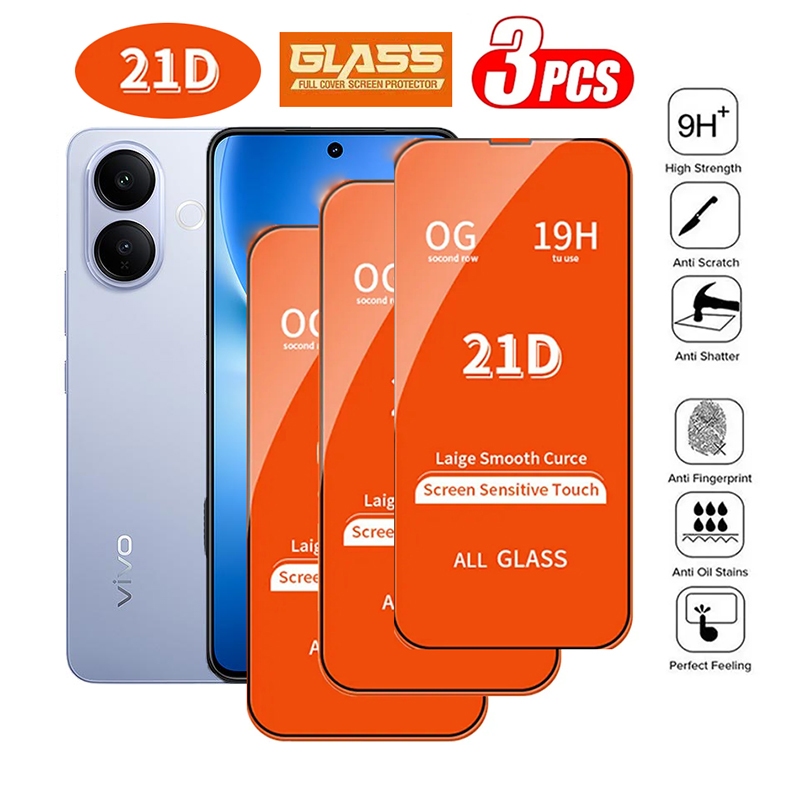21D กระจกป้องกันสําหรับ Vivo V70 V60 V50 V40 Lite V2530 V2440 V2441 V2417 รุ่นอัพเกรดป้องกันหน้าจอด้
