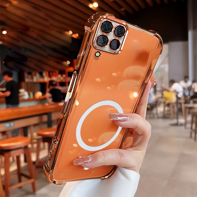 เคสสําหรับSAMSUNG a12 Samsung A22 4g Samsung m12 Samsung A22 5Gเคสโทรศัพท์Softcaseซิลิโคนกันกระแทกออกแบบใหม่ความงามใสแม่เหล็กไร้สายSJBSWX11