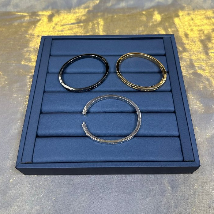 Monaco BONHEUR Monaco BONHEUR Code Bracelet Silver White Fashion Gift for Couples