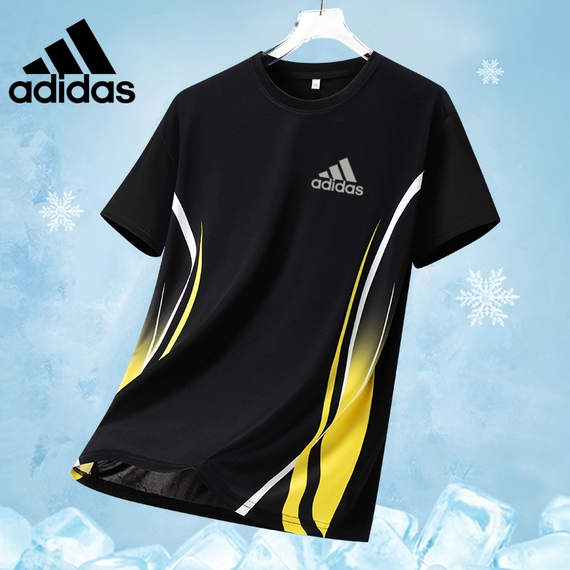 เสื้อยืดแขนสั้นผู้ชาย Breathable ยืด Quick-Drying สำหรับกีฬาและใส่ประจำวัน