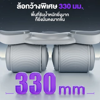 OneTwoFit ลูกกลิ้งบริหารหน้าท้อง ลูกกลิ้งออกกำลังกาย 4 ล้อ แถมแผ่นคุกเข่า ลดพุงได้เร็ว รับน้ำหนัก 200KG