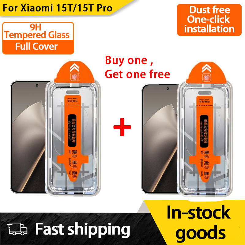 ฟิล์มกระจก Xiaomi 15T Pro กระจกนิรภัย Xiaomi 15T 5G ฟิล์มกันรอยหน้าจอ จับตำแหน่งอัตโนมัติ ป้องกันฝุ่นเต็มรูปแบบ ครอบคลุมเต็มหน้าจอ ติดตั้งง่าย คลิกเดียว ฟิล์มกระจกส่วนตัว ป้องกันรอยนิ้วมือ