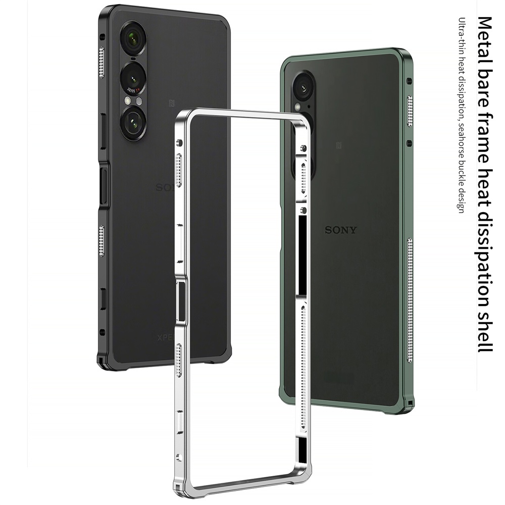 Dyong Heat Dissipation Metal Frame Cover For Sony Xperia 1 VI  Xperia1 VII Shockproof Protective Alu