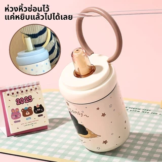 แก้วกาแฟ แก้วเก็บความร้อน 500MLสามารถเก็บอุณหภูมิ ผลิตจากสแตนเลส สูญญากาศ-316