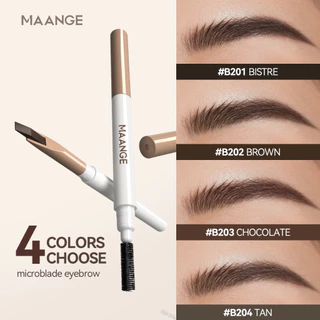 MAANGE ดินสอเขียนคิ้ว 3D Sculpting - กันน้ําและเม็ดสีพิเศษ E04