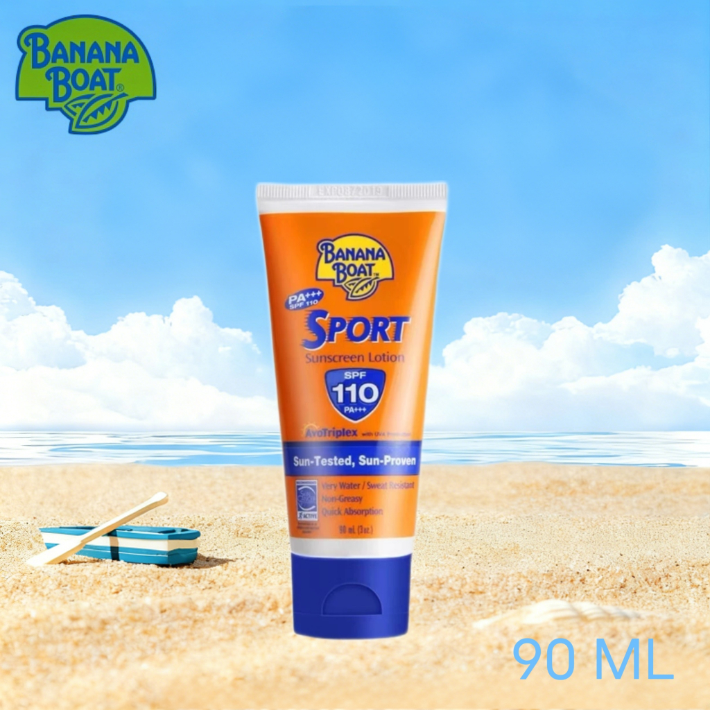 ซื้อ 1 แถม 1จัดส่งจากประเทศไทย!!!   ครีมกันแดด Banana Boat Banana Boat Sport Ultra Sunscreen Lotion SPF110 PA+++ 90 ml.