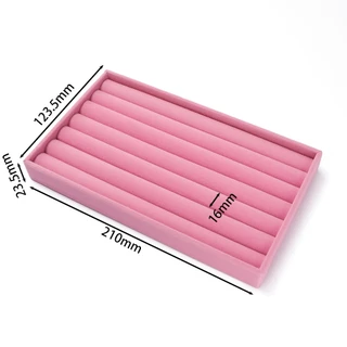 St.kunkka 1Pc ถาดใส่เครื่องประดับกํามะหยี่ ต่างหู, ต่างหู, ต่างหู, กําไล, สร้อยคอและที่เก็บเครื่องประดับ