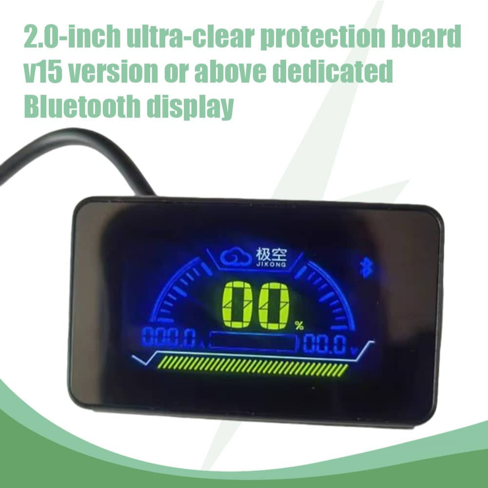 【JK BMS】LCD-2.0-LY พร้อมจอแสดงผล Bluetooth แสดงแรงดันไฟแบตเตอรี่จักรยานไฟฟ้า jkbms กระแสไฟ (โซเชียล)