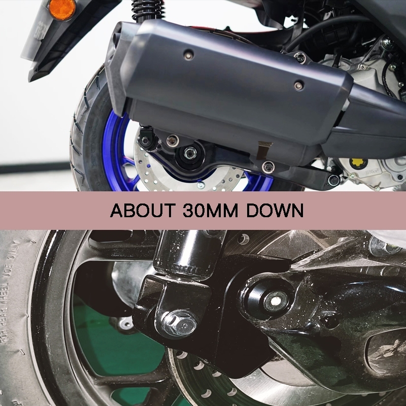 รถจักรยานยนต์ด้านหลังโหลด Suspension Lowering Link Kit โช้คอัพด้านหลัง damper drop ใช้งานร่วมกับ YAMAHA XMAX300 xmax 300 21-23 ราคา ถูกที่สุด ดีลบีเคเค แกลเลอรีภาพที่ 4