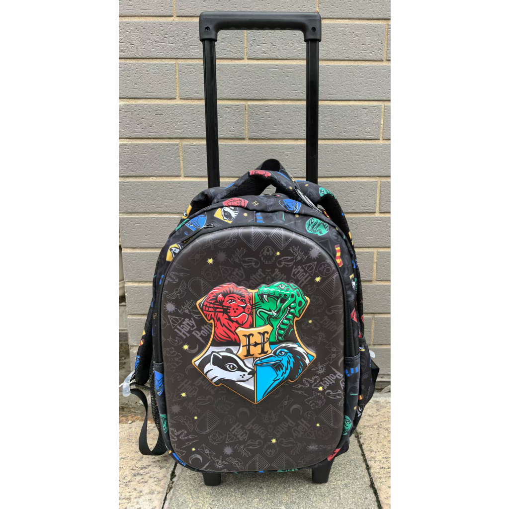 Harry potter Junior Trolley School Bag Trolley Bag Push Bag กระเป๋าเด็ก