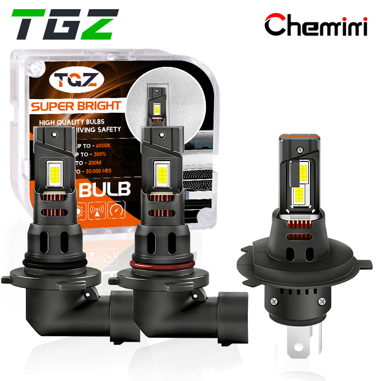 คู่ 60W 8000LM H4 H8 H11 9006 Hb4 9005 Hb3 9012 Hir2 LED ไฟหน้ารถ Hi/Lo Beam พร้อมพัดลม Canbus 6000K