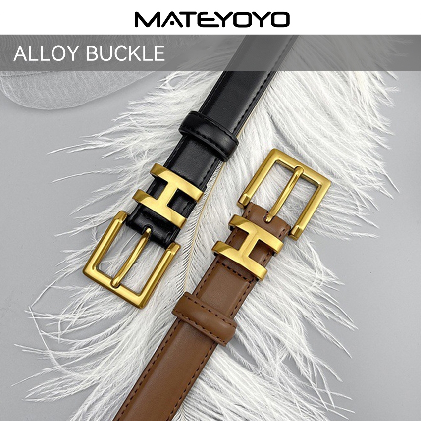 MATEYOYO เข็มขัดผู้หญิง Elegant แบบสายยาว ทำจากหนังวัวคุณภาพ สามารถปรับขนาดได้ ราคา ถูกที่สุด ดีลบีเคเค แกลเลอรีภาพที่ 6