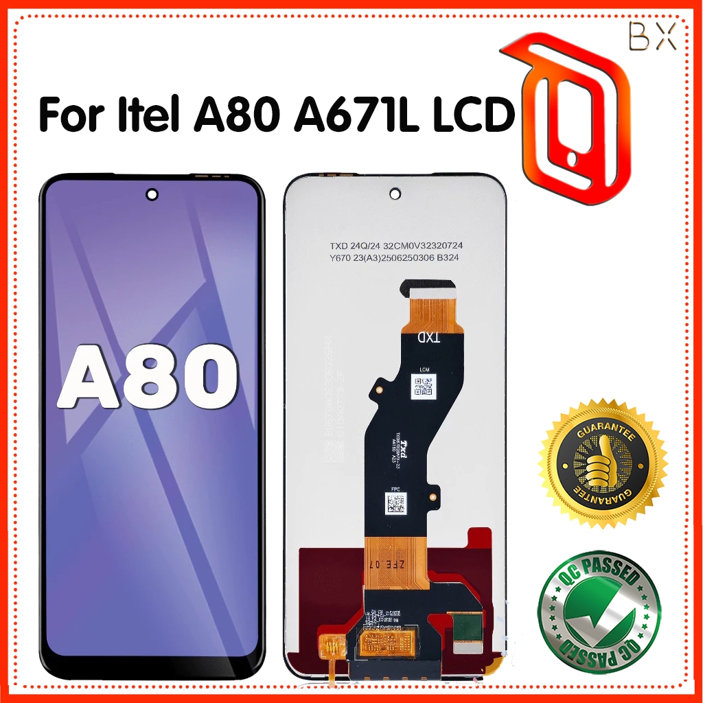 สําหรับ Itel A80 A671L A671LC จอแสดงผล LCD Touch Panel Digitizer Assembly Replacement