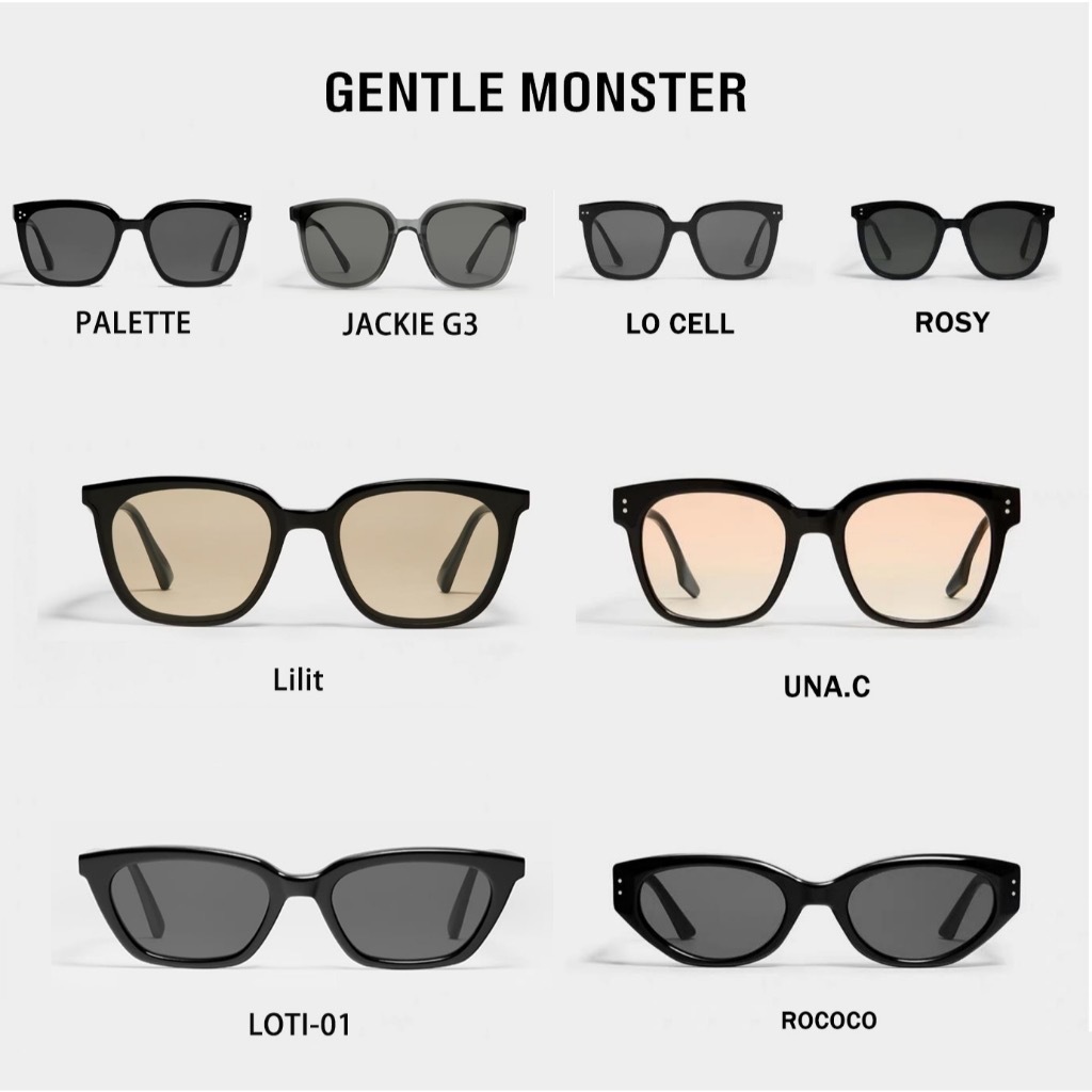 แว่นกันแดดรุ่น LILIT และ ROCOCO แบบ Cat Eye Shape สำหรับทั้งชายและหญิง ป้องกันรังสี UV