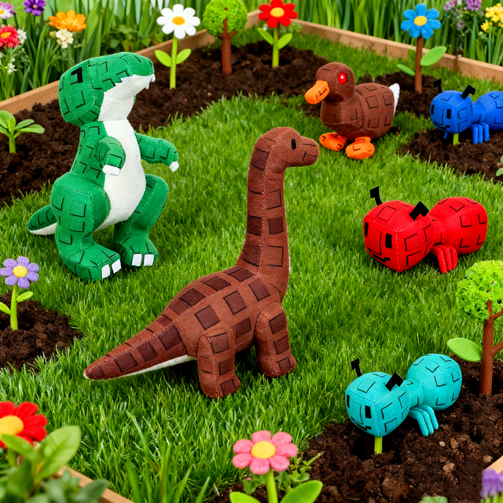 ตุ๊กตา Grow a Garden แรคคูน/จิ้งจอก/ผึ้ง/แมลงปอ ตุ๊กตาผ้าขนนุ่ม อุปกรณ์เกม ของขวัญวันเกิด ของขวัญคริสต์มาส ของตกแต่งบ้าน