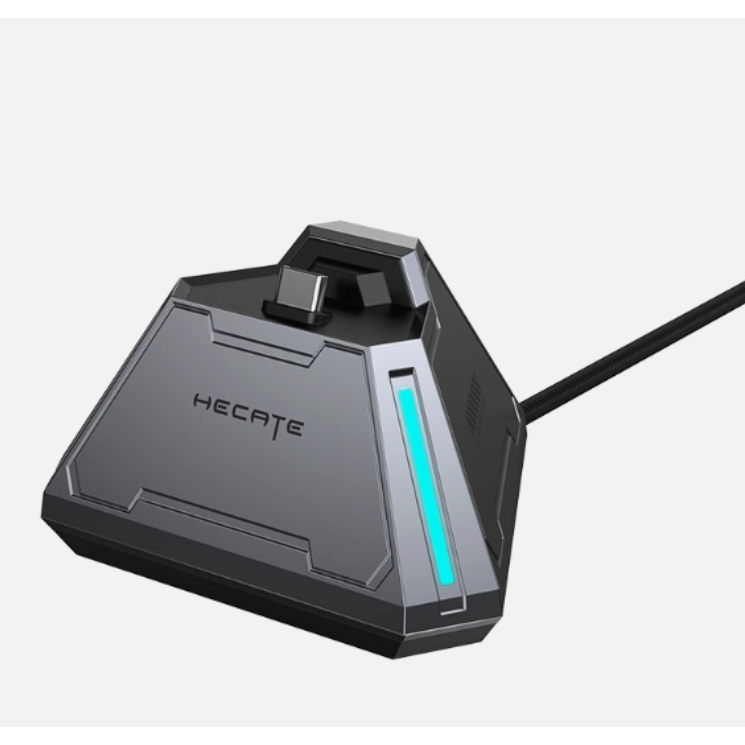 ชาร์จฐานพลังงาน 4in1 Cyberpunk-Style RGB Power Dock สําหรับ Edifier Hecate GX05