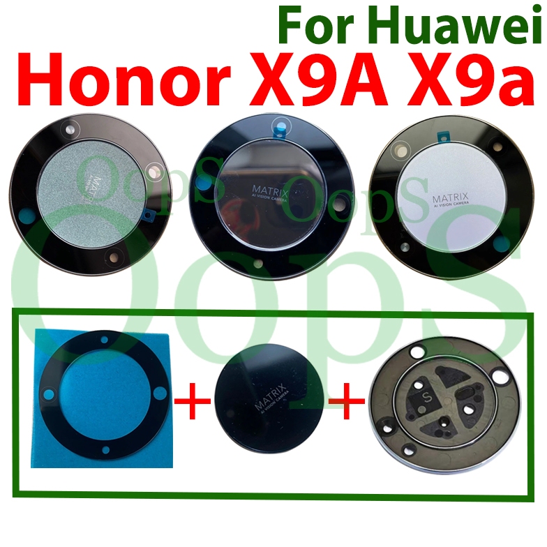 สําหรับ Huawei Honor X9A เลนส์กล้องด้านหลังพร้อมกรอบกาวสติกเกอร์กาว RMO-NX1