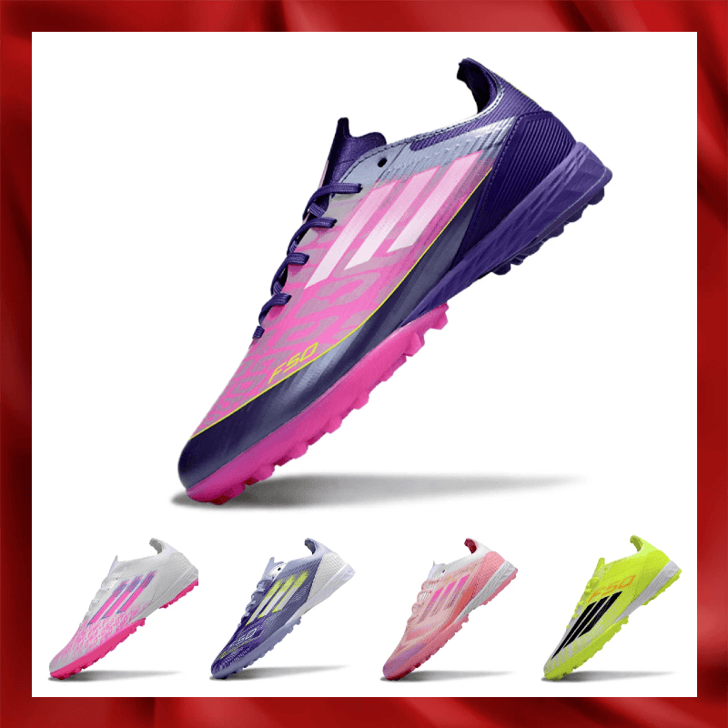 F50 PRO TF รองเท้าฟุตบอล Superlight สำหรับผู้ชายและผู้หญิง 35-45