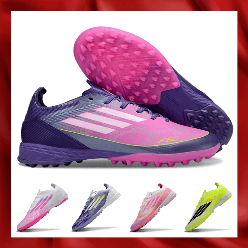 F50 PRO TF รองเท้าฟุตบอลน้ําหนักเบาพิเศษสําหรับผู้ชายและผู้หญิง 35-45