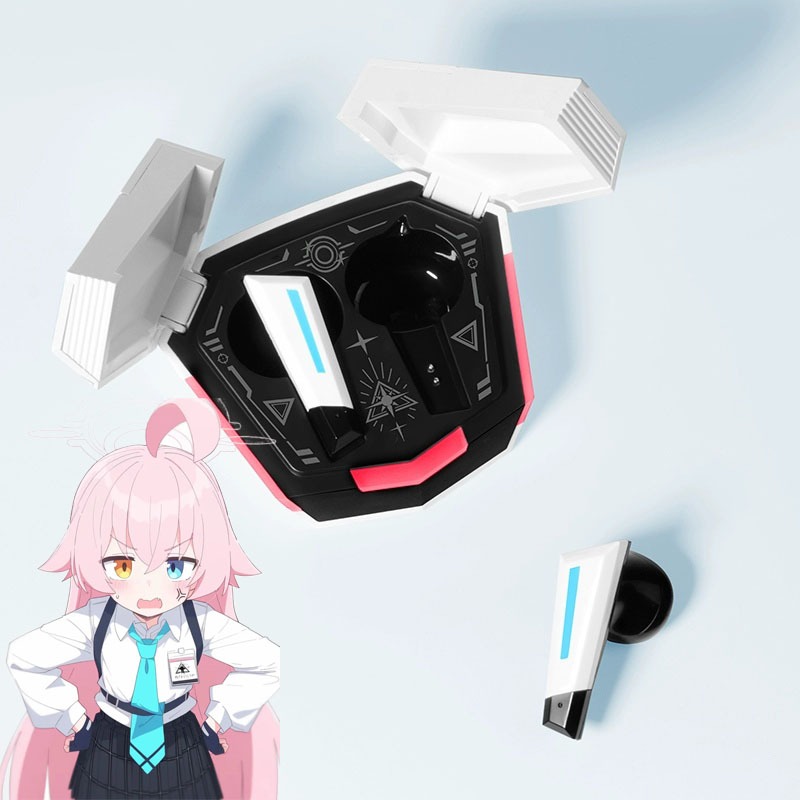 Free Gifts‌Takanashi Hoshino หูฟังบลูทูธพร้อม Soundline ไร้สายสีชมพู TWS Long Endurance HiFi คุณภาพเ