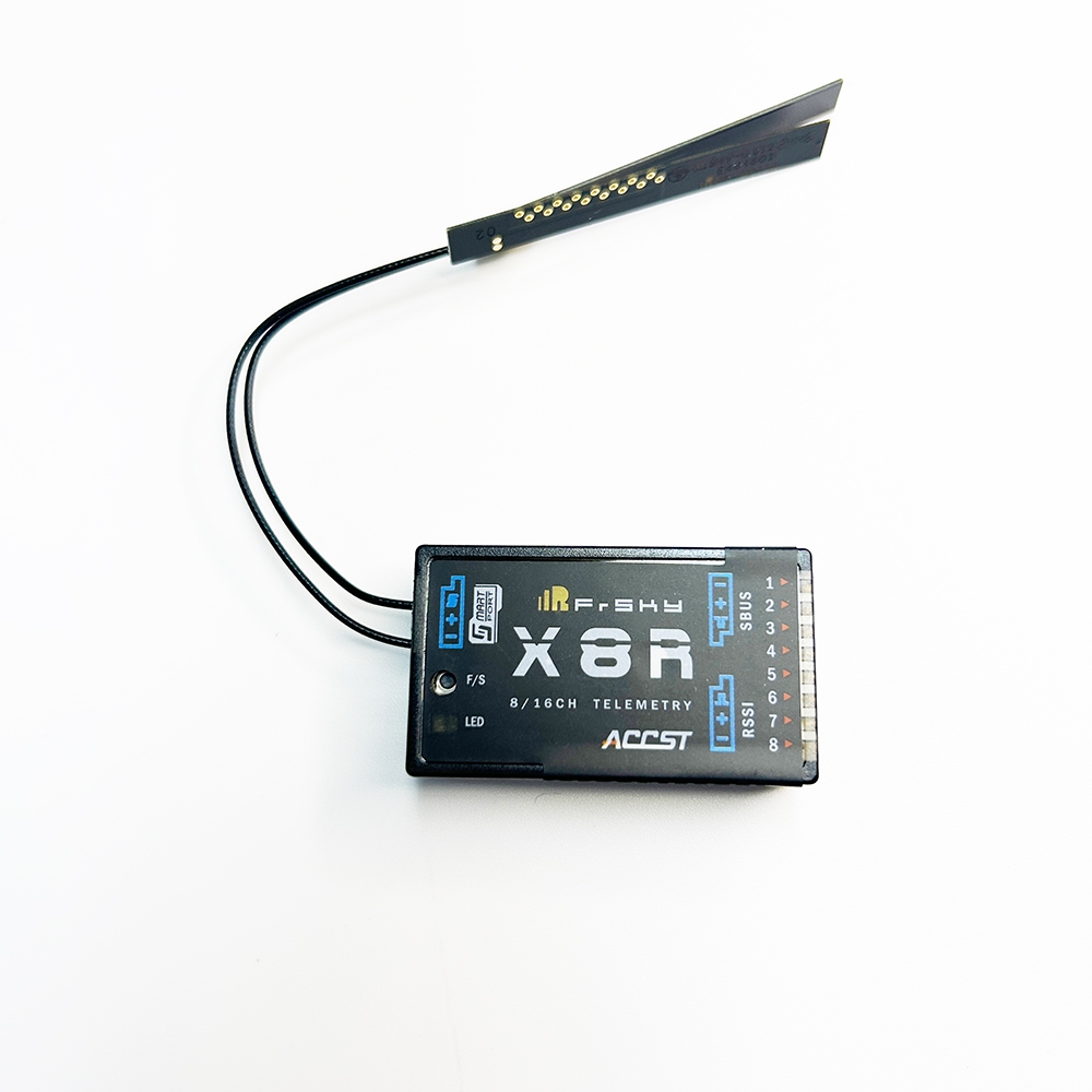 Frsky RISKY X8R X9DS รีโมทคอนโทรลตัวรับสัญญาณสําหรับเครื่องบินคงที่พร้อมเอาต์พุต SBUS 8 ช่องและเสาอา